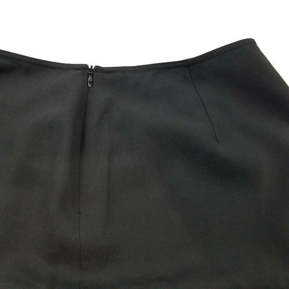 Jones New York Black Skirt Size 14P Pencil Skirt Lined - Picture 3 of 6